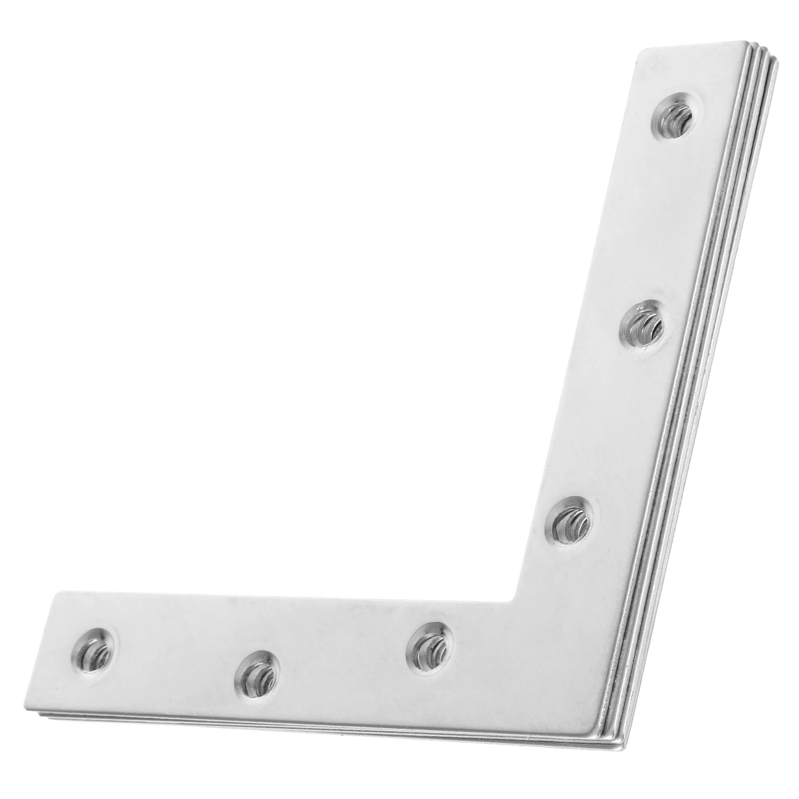 

4 шт., L-образные плоские угловые скобы из нержавеющей стали, сверхмощные деревянные панели, ремонтные пластины для полок, шкафов, обустройство дома своими руками