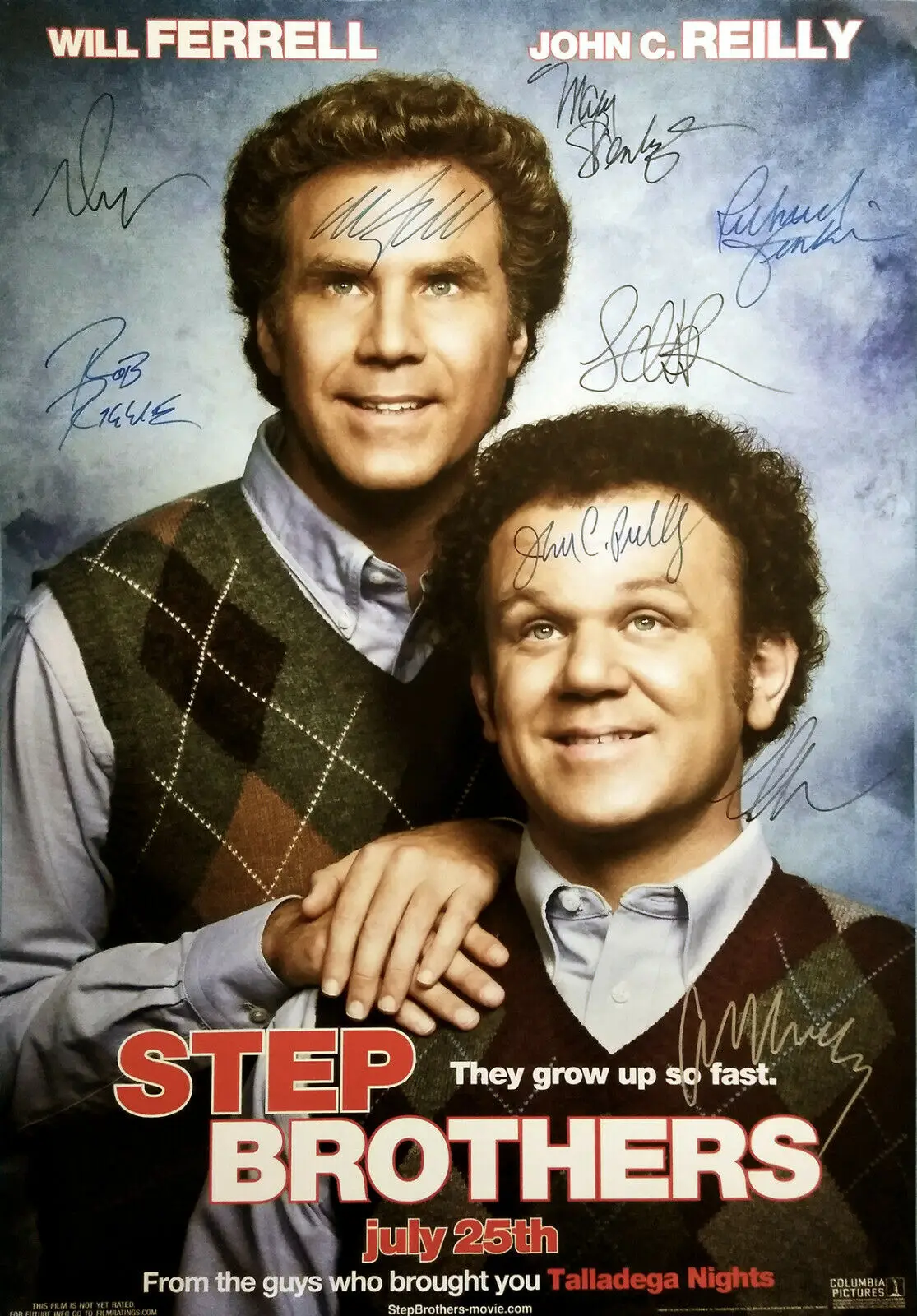 STEP BROTHERS Movie Signed Art print Silk poster Home Wall Decor