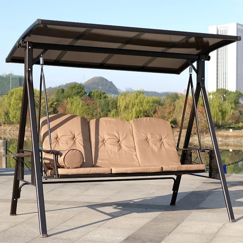 Outdoor Hanging Chair Combination Swing Bed Hammock Balcony Chair Hammock Indoor Outdoor Aluminum Alloy Rocking