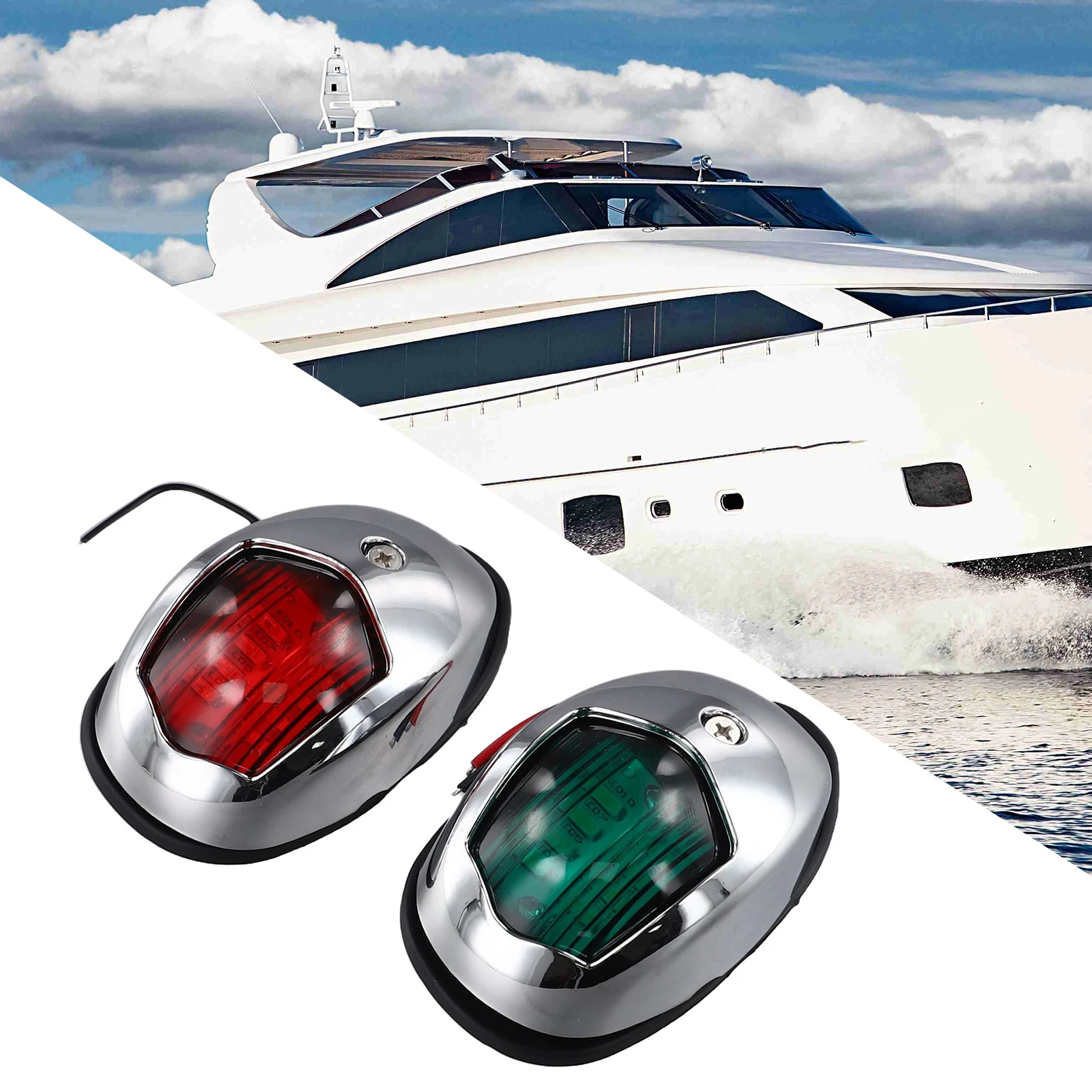 Boat Marine LED Light Marine Red V Boat Practical Tractors Direct Installation Made Of High Quality Boat Marine