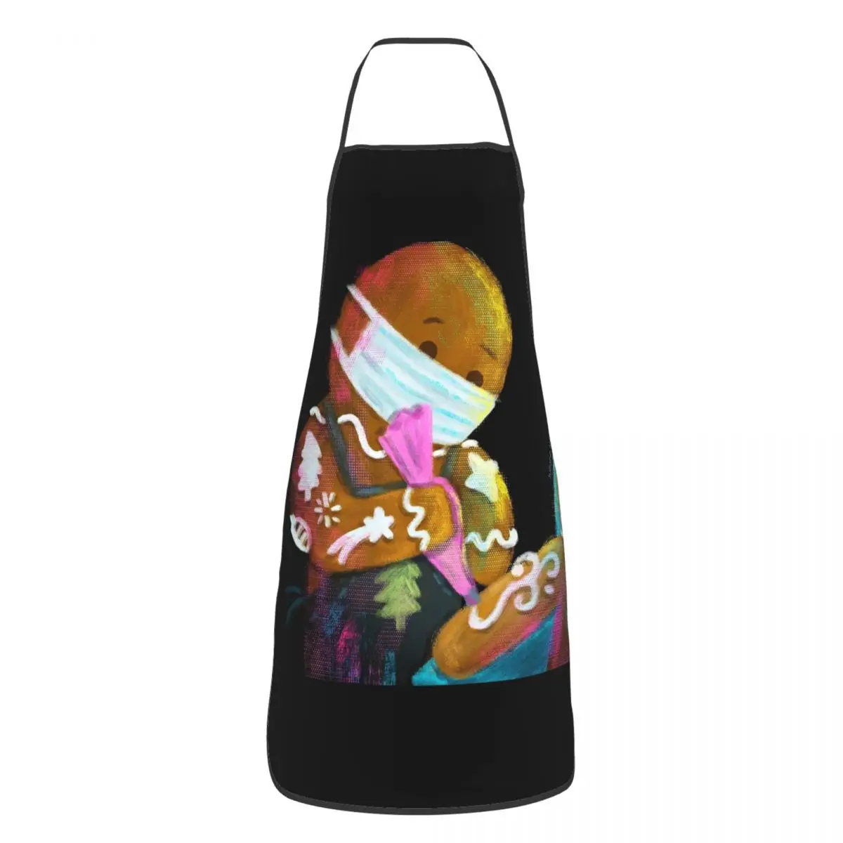 

Имбирная тату-наклейка для кухни, грифельный фартук для выпечки без рукавов, нагрудник для уборки кухни для женщин и мужчин, для садоводства