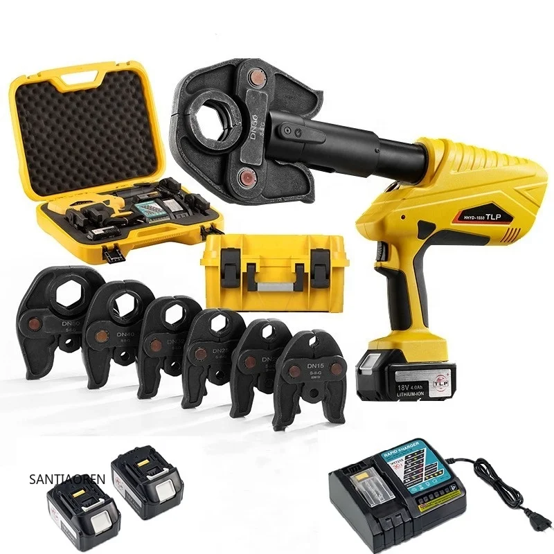 

Handheld Electric Pipe Crimping Machine Stainless Steel Pipe Fitting Clamp Ring Electric Press Tool for Hydraulic Pipe Bending