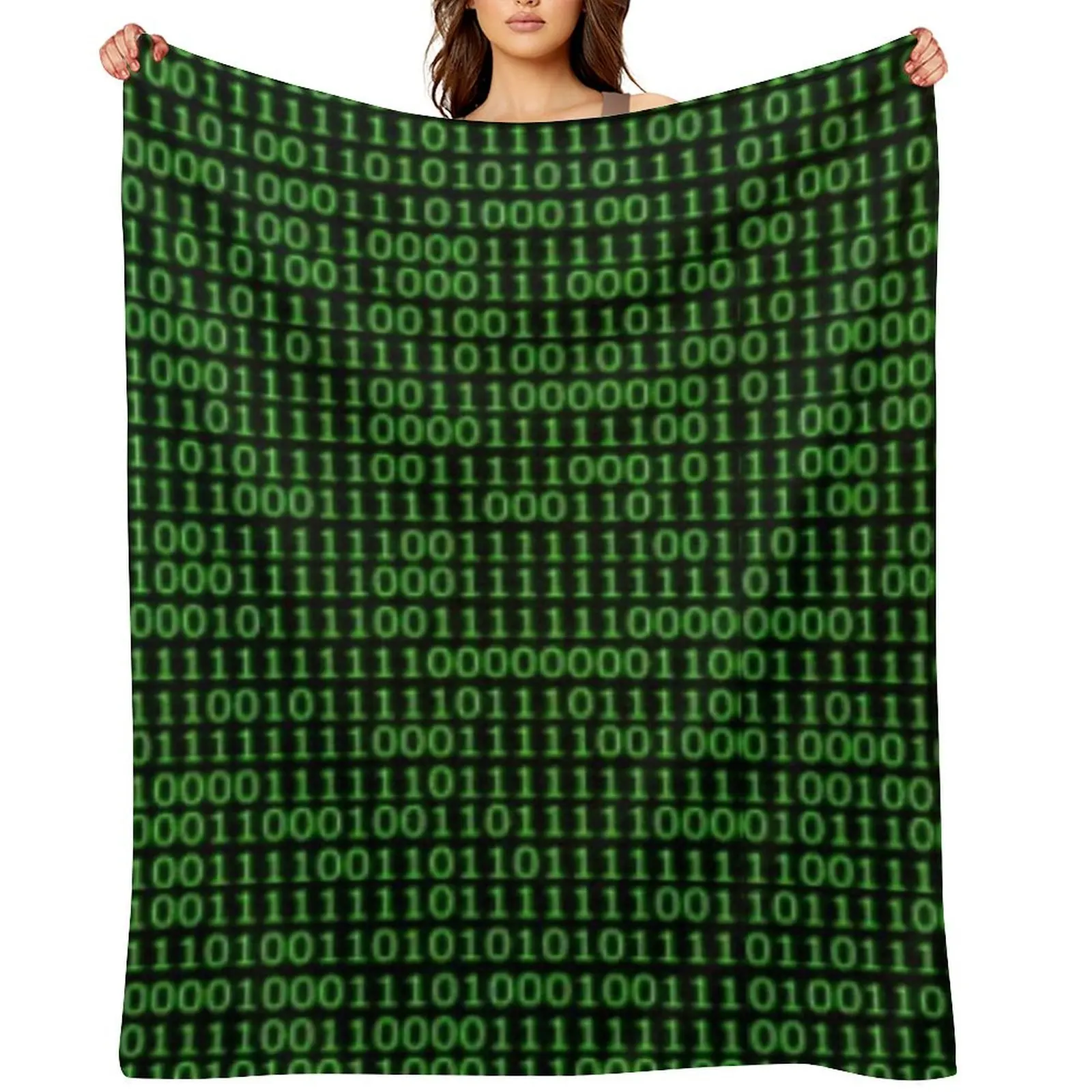 

Binary Code Throw Blanket Luxury Thicken Designers Baby Summer Blankets