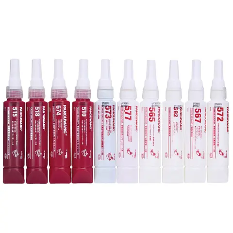 567 577 Pipe Thread Sealant Adhesive High Strength Thread Sealant Pipeline Sealing Glue Fast Curing Flat Anaerobic Sealant Agent