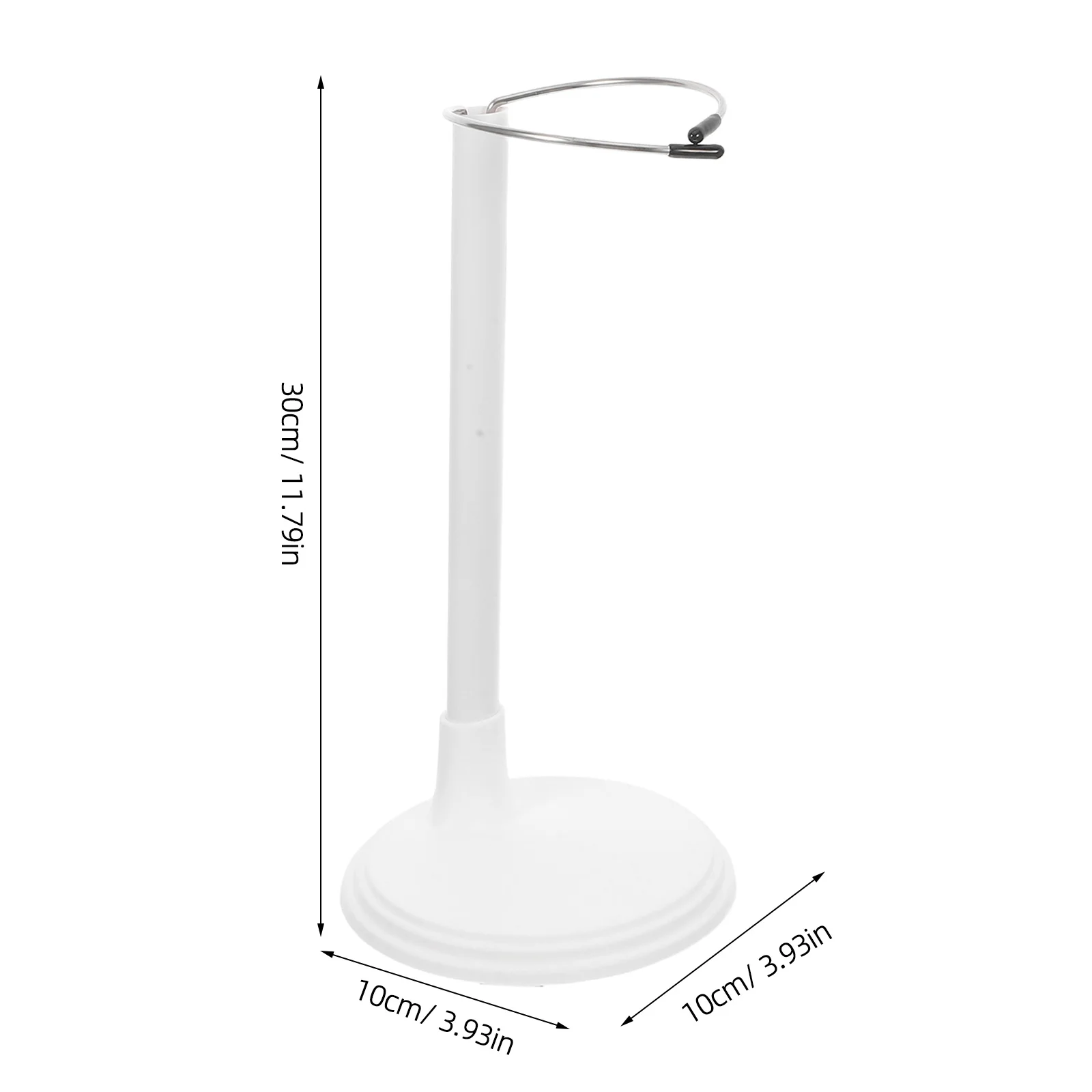 4-teilige Stehhalterung für Figuren, einfach zu tragen, Präsentationsständer für Kuscheltiere, platzsparendes Dekor, weißer kreativer Ständer