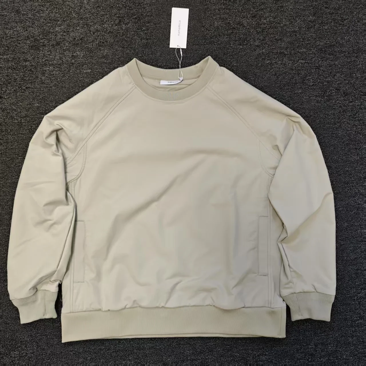 Nanamica ALPHADRY Crew Jack Lightweight Quick-Drying Crew Neck Functional Quick-Drying Pullover Men's and Women's Sweatshirts