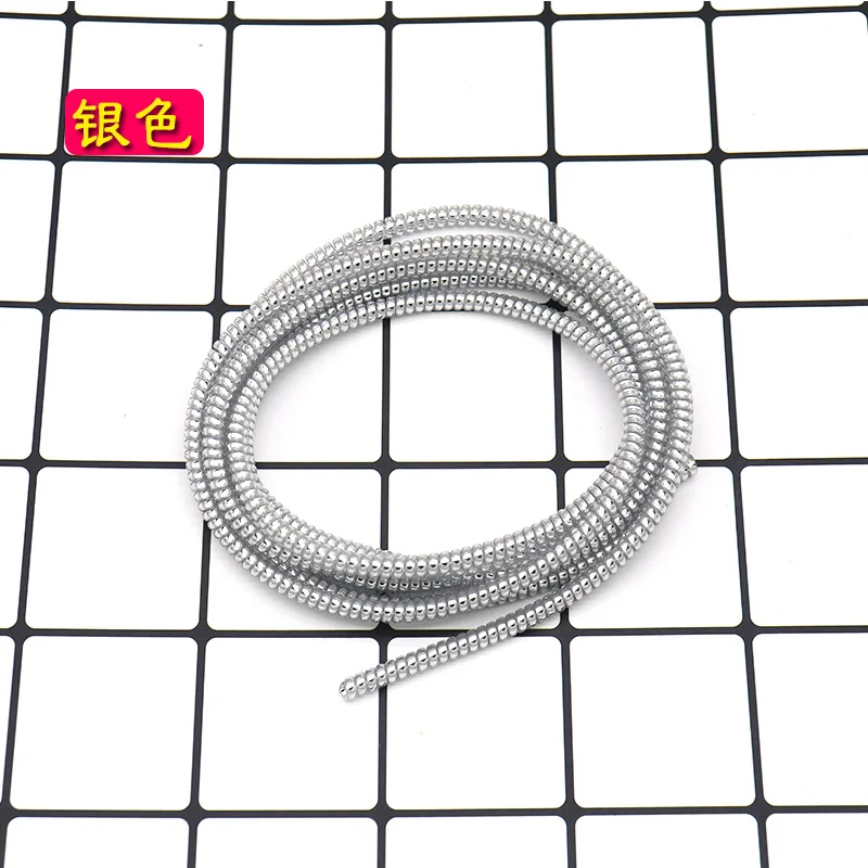 1.4-meter Electroplated Data Cable Protection Rope Data Cable Protection Sleeve Wrapped with Spring Ropes Room Decor