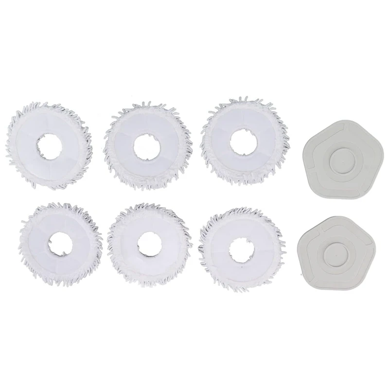 Mop Pano para Aspirador, Esfregando Almofadas de Substituição, Suporte para Dreame Bot W10, W10 Pro, Robô Varrendo, Peças De Reposição
