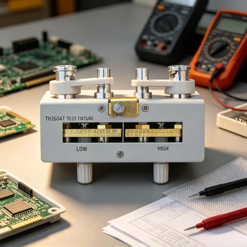 For TH26047 High Precision Small Spacing Test Fixture for LCR Digital Bridge Series