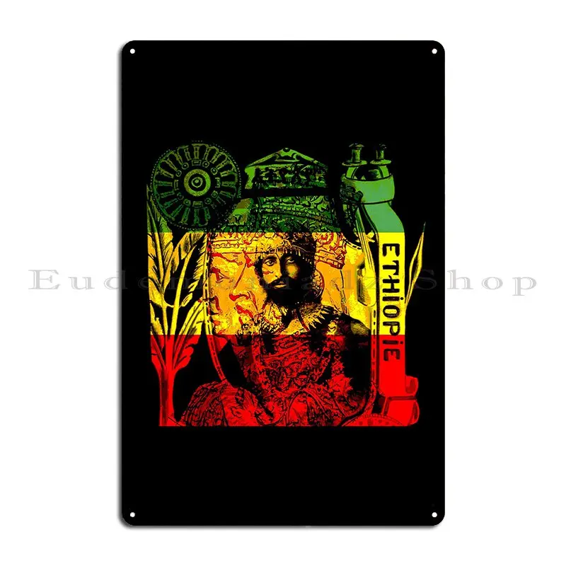 Rasta Haile Selassie Natural Mystic Lion Of Judah Metal Sign Poster Wall Decor Club Bar Bar Cave Personalized Tin Sign Poster