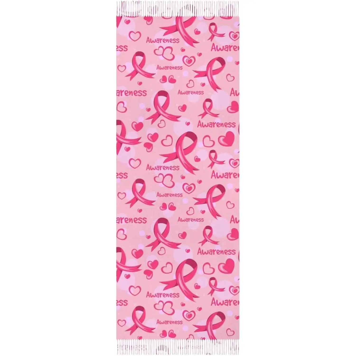 

Теплый мягкий зимний легкий кашемировый длинный шарф для женщин, подарки на каждый день, путешествия, офис, рак груди, ленты с принтом