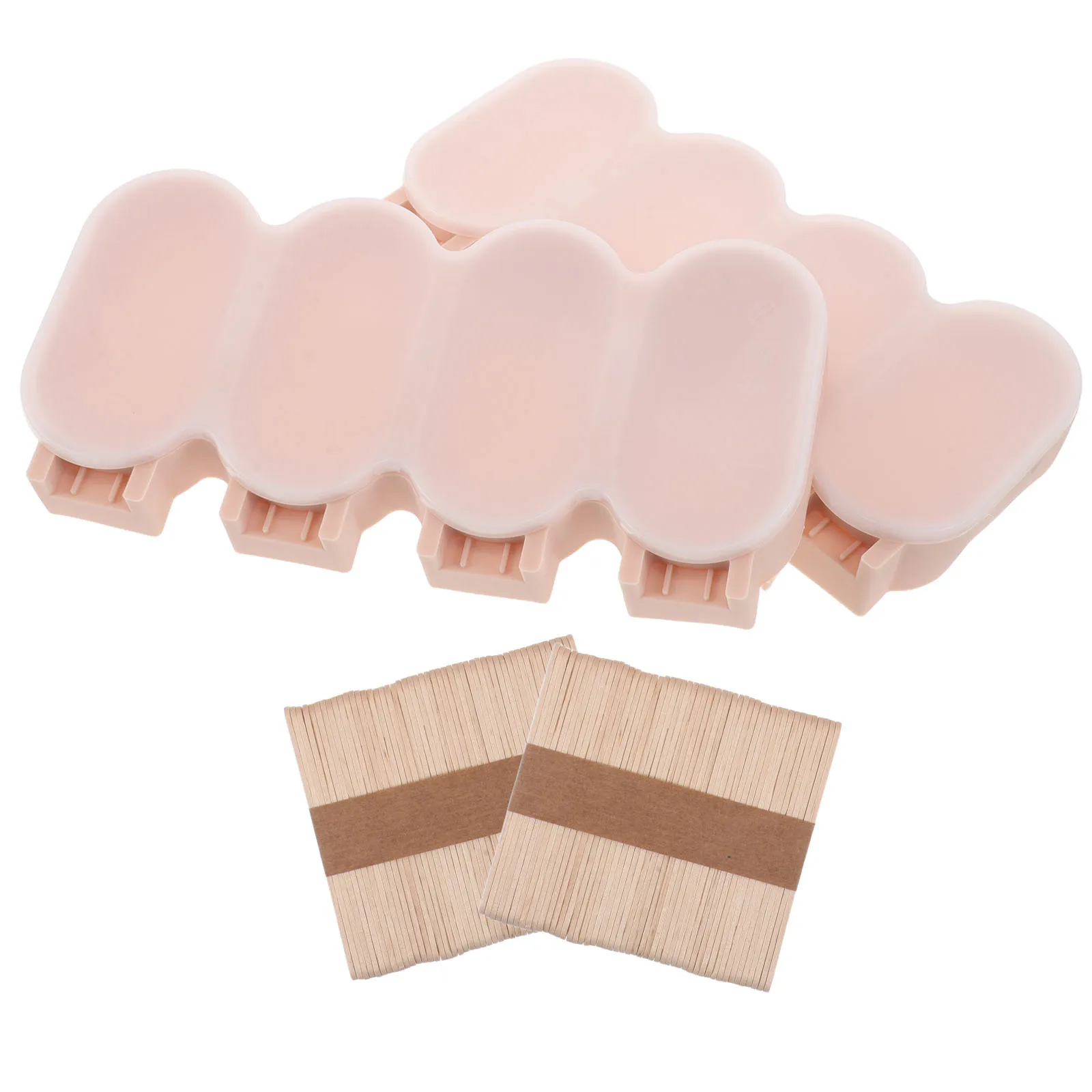 

2 set Mold Kit Food-Grade Silicone Easy Release Diy Ice Pop Molds For Family Fun Kids Homemade Treats Party Freezing