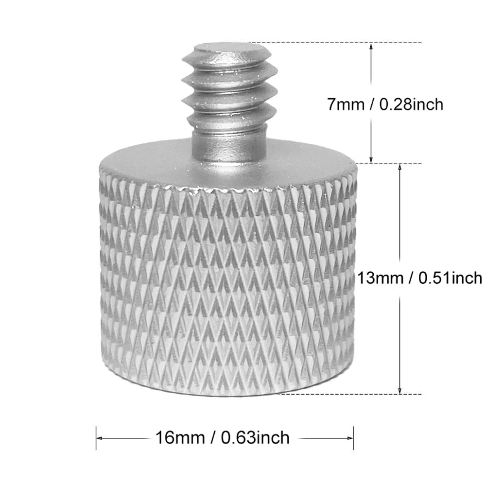 マイクスタンド用ネジアダプター,カメラ三脚用ネジアダプター,GoPro Hero 13, 1/4 \