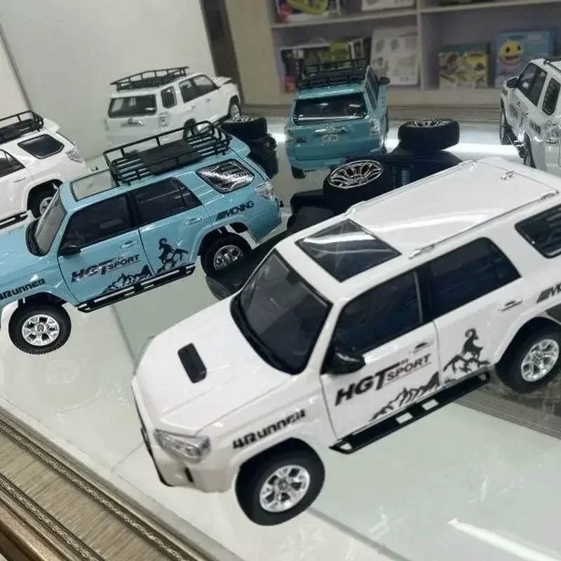 2024 Hg 4runner 1:18 wysoka symulacja Model elektryczny 2.4g zdalnie sterowany pojazd z napędem na cztery koła zabawka dla dorosłych dzieci prezenty urodzinowe