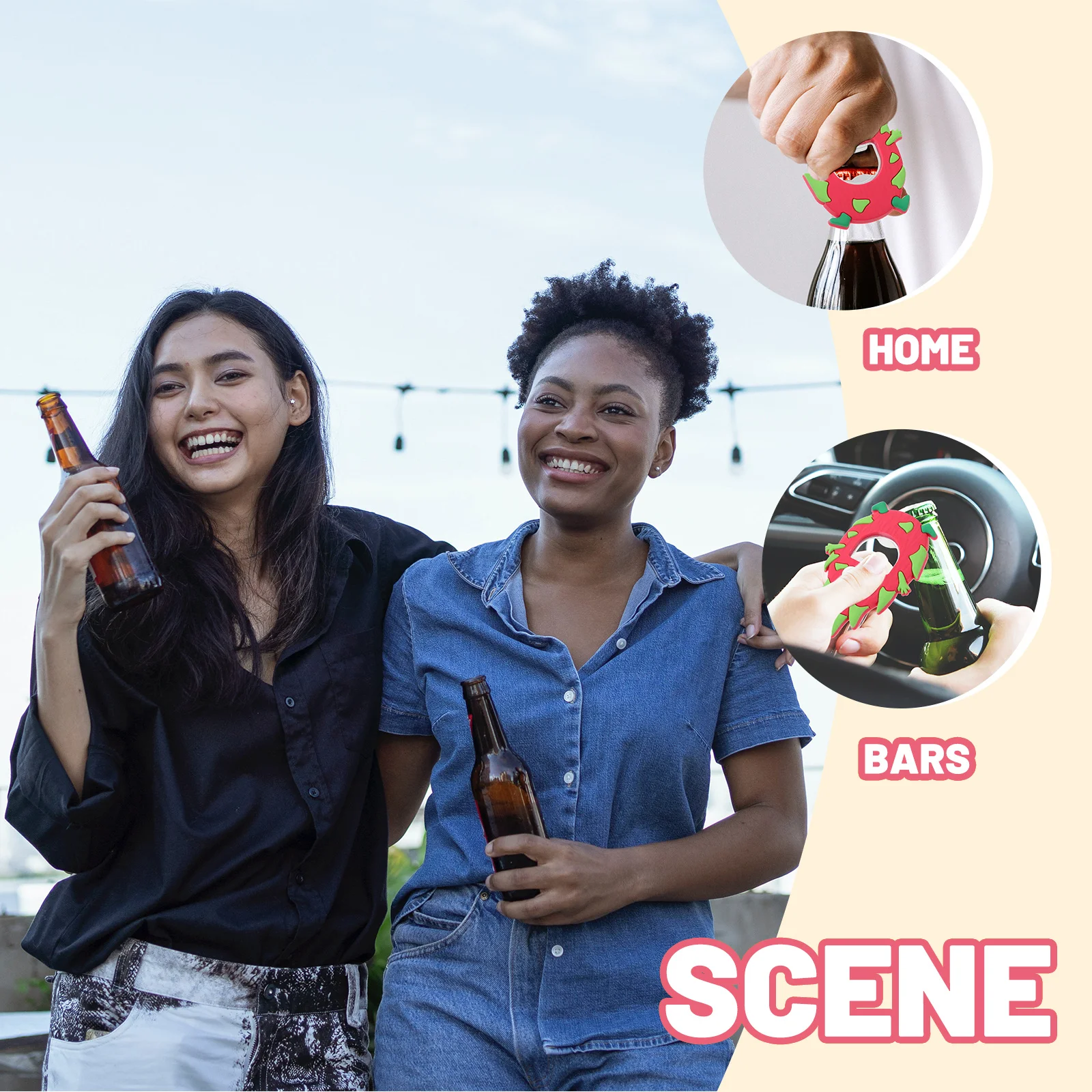 

Dragon Bottle Opener Manual Cute Cartoon Design for Home Bar Party Soda Beverage Bottle Opener