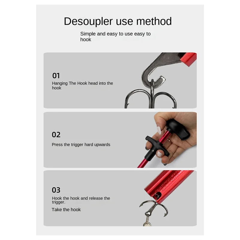 

【Hot Cake】Portable T-Type Hook Remover, Used For Removing Fish Hooks, Separating Fish Hooks, Fishing Tackle, Fishing Equipment