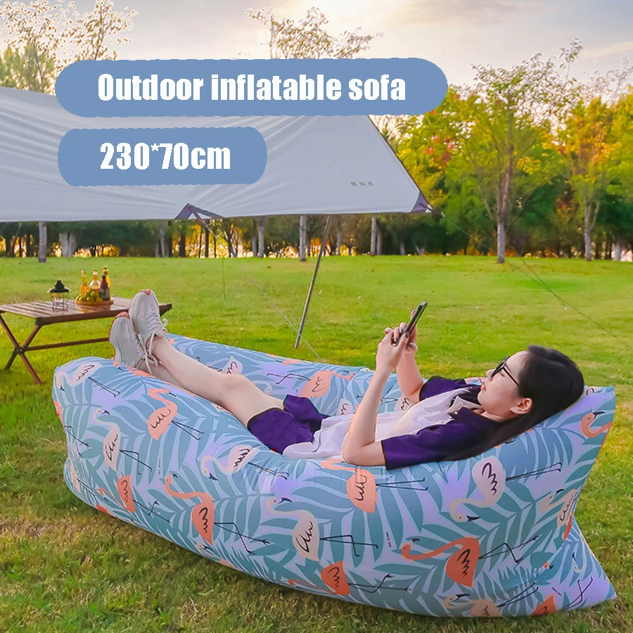 Lazy Inflatable Sofa For Outdoor Travel Portable Air Sofa For Home Use Lazy Inflatable Sofa