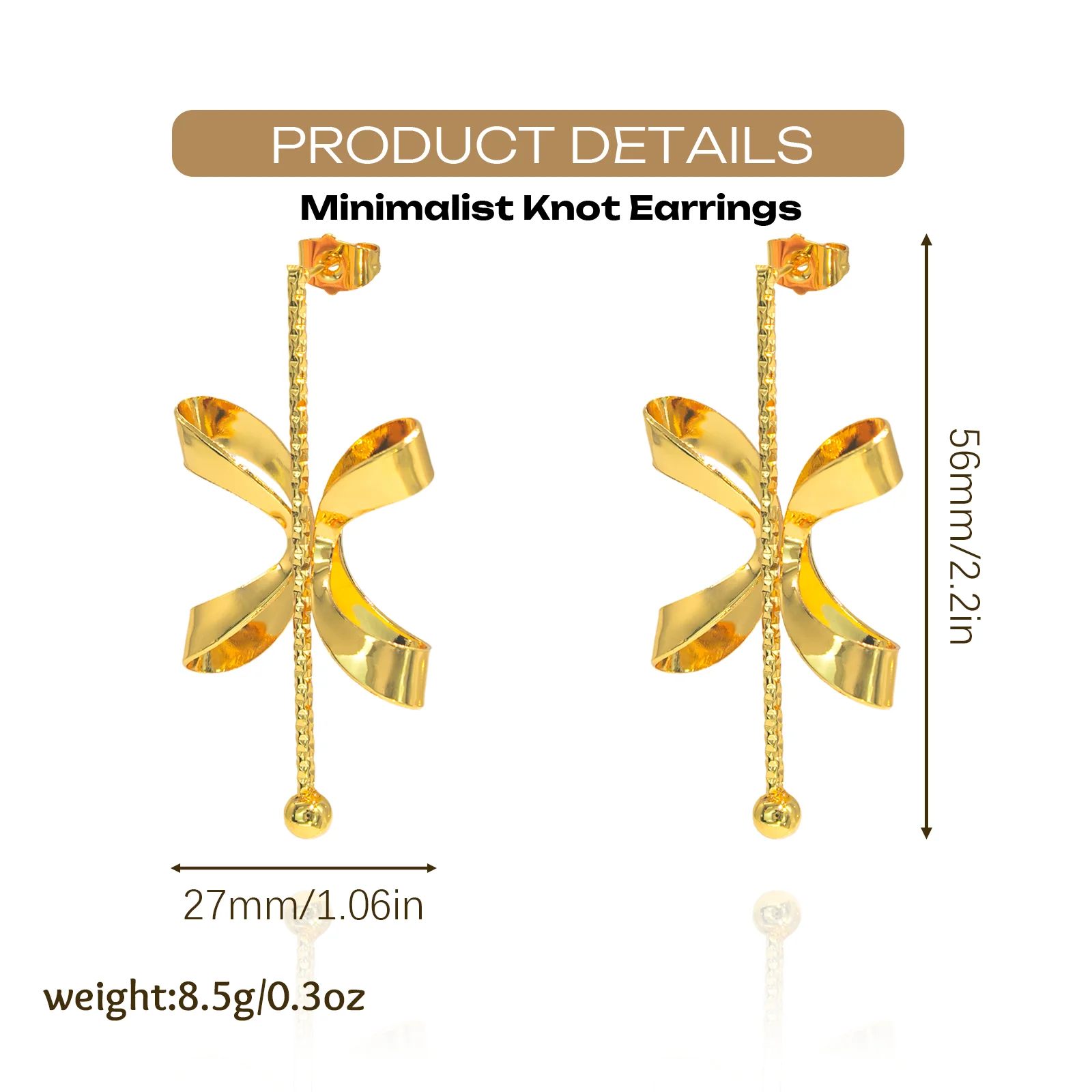 YTJX Design Dragonfly Drop Earrings Simple Stereo 3D Animal Earring For Women Party Jewelry Accessories 2026 Trendy New