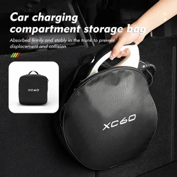 Car Rechargeable Gun Charger Cable Storage Bag Accessories For Volvo V40 V50 V60 V70 V90 XC40 XC60 XC70 XC90 S60 S80 S90