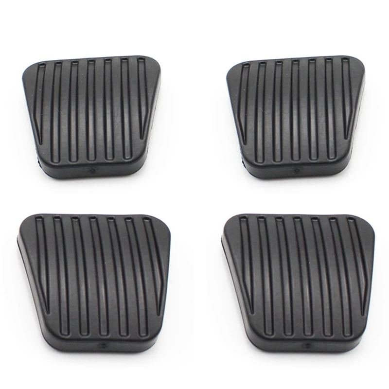 560808 4PCS Brake Clutch Pedal Pad Covers For Opel Vauxhall Corsa Vectra A B Kadett Tigra Astra F Calibra