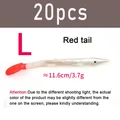 20 piezas de cola roja L