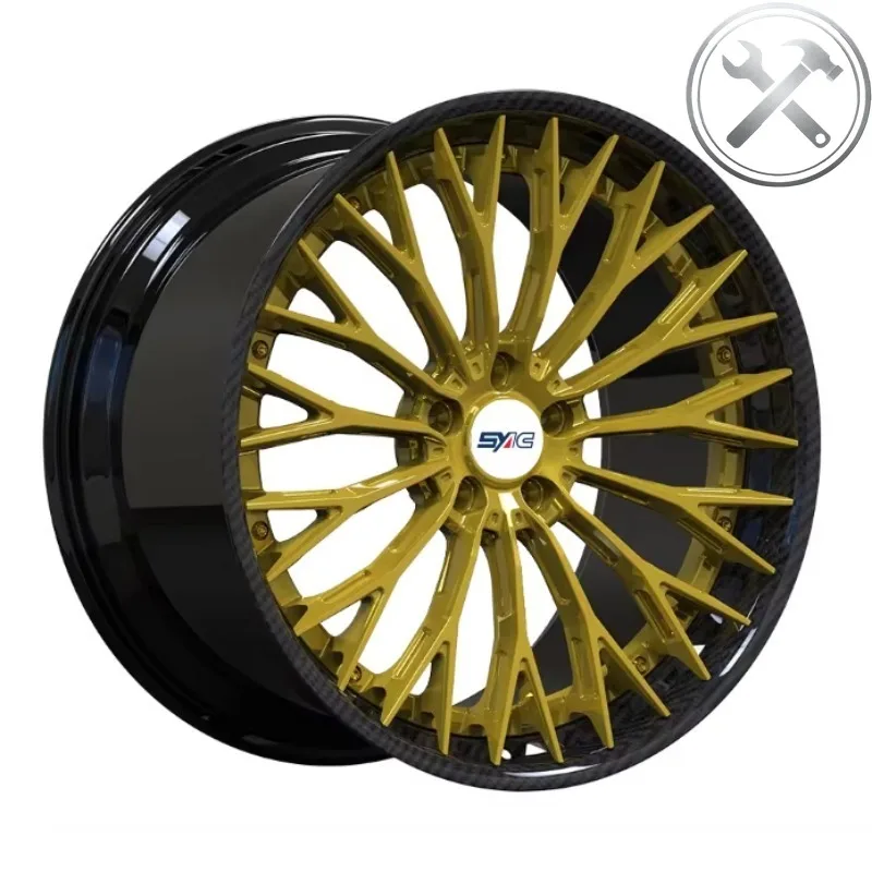 

Monoblock 2-Piece 3-Piece Deep Dish Carbon Fiber Forged Alloy Wheel Rims Sport Aftermarket Modification Wheels