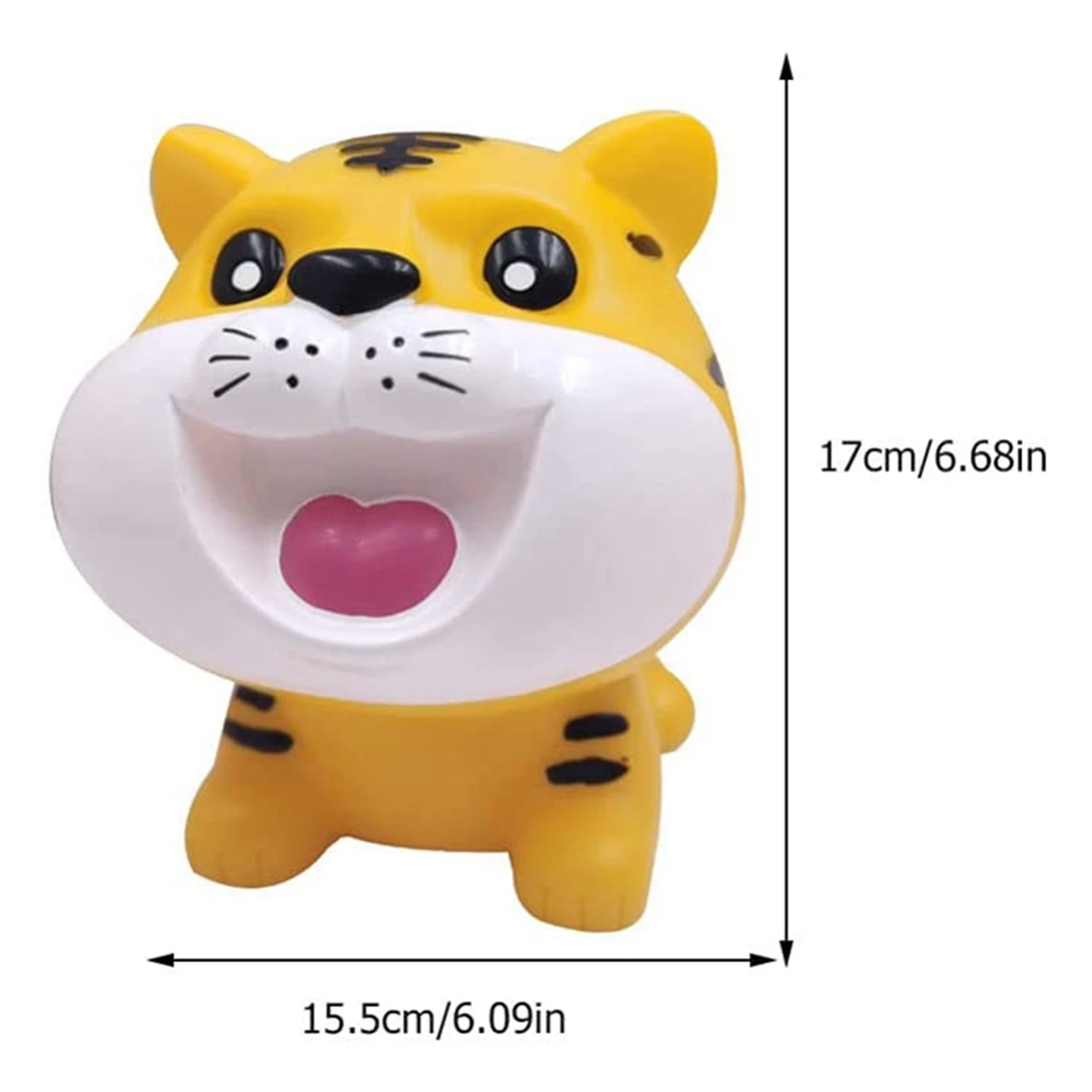 Cute Tiger Decorative Saving Bank,Home Decoration Coin Bank Money Piggy Bank Help Form Right Money Habits,Eyes Open