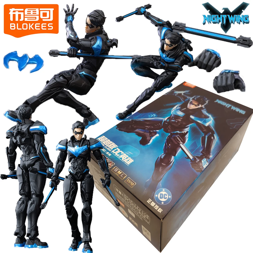 

Genuine BLOKEES Night Wing Action Figures Classic Collection Assemble Models Personality Decoration Trendy Toy Gifts for Friends
