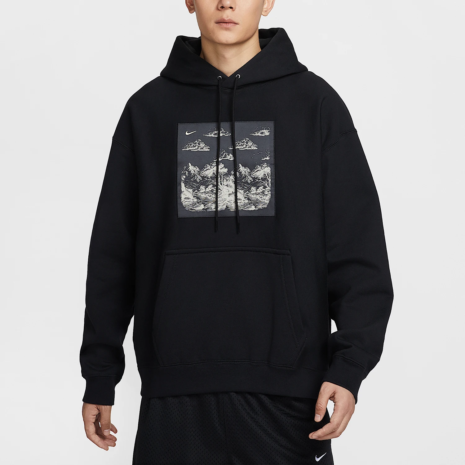 

Оригинальная осенняя мужская толстовка с капюшоном Nike HV4115-010