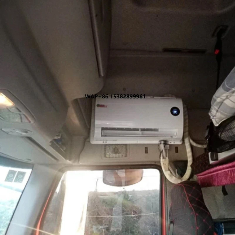 Universal 12V 24V Heavy/light Truck RVs Van Car Roof Top Electric Auto Split Air Parking Cooler Conditioner With Remote Control