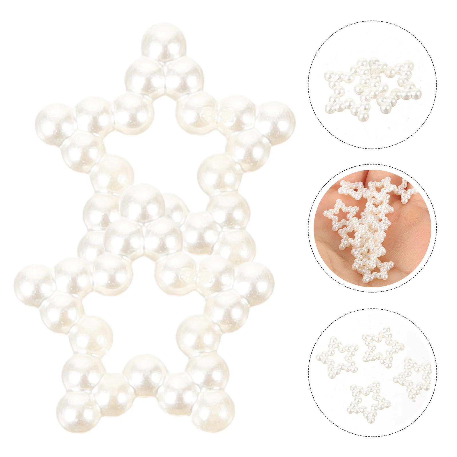 200 pezzi di ciondoli in plastica fai da te con perline a forma di stella, mini decorazioni leggere per la custodia del telefono, piccoli e squisiti materiali per nail art in plastica