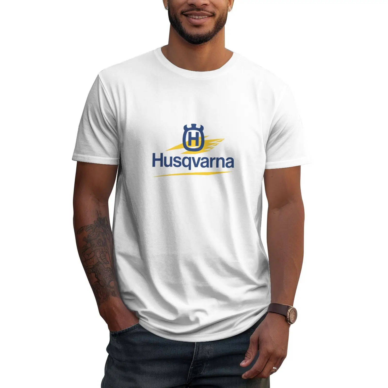 Personalisierte bedruckte T-Shirts aus 100 % Baumwolle, lässige Alltagskleidung, Unisex, große Grafik-T-Shirts, Tops für Motorradbegeisterte