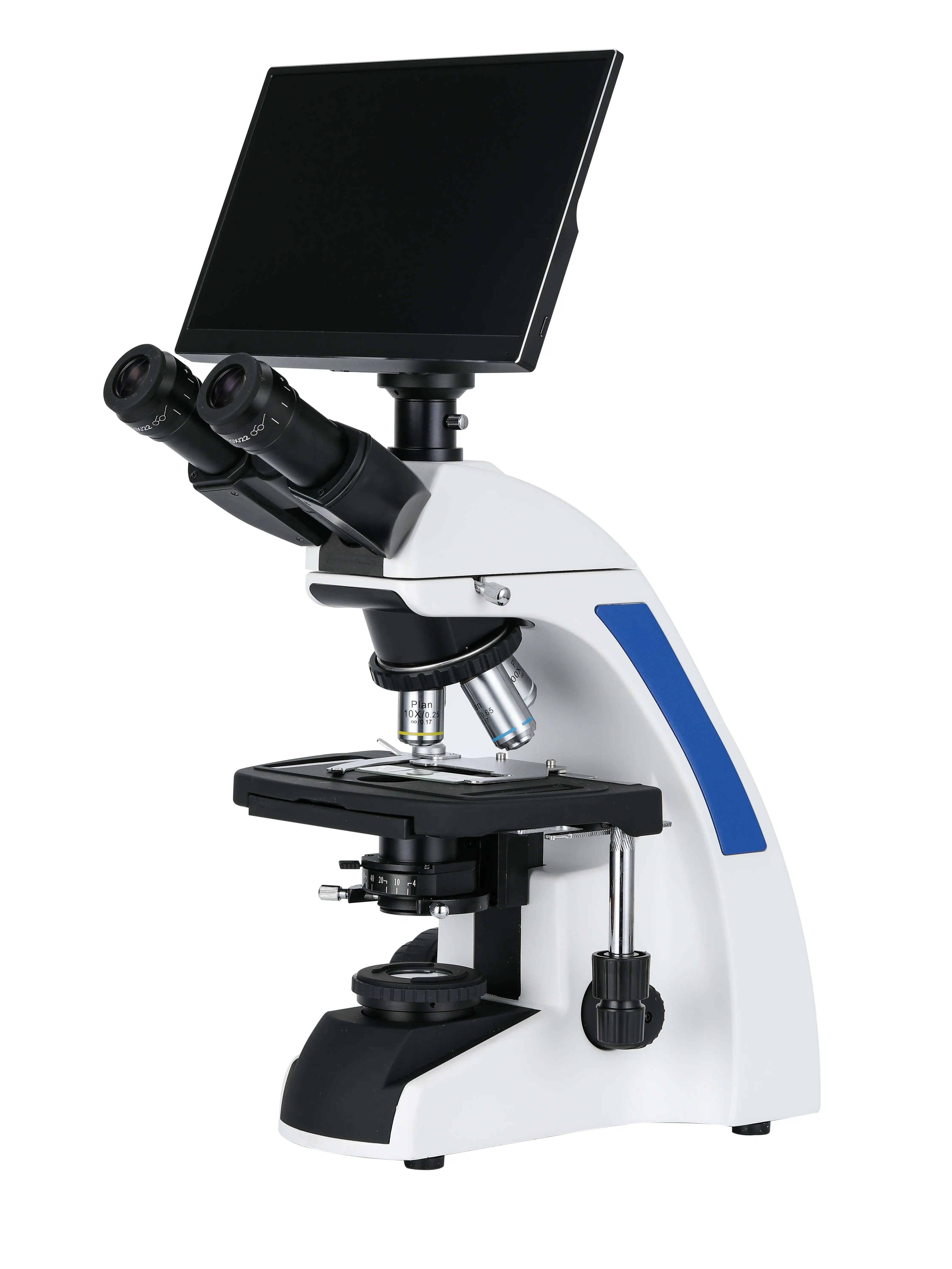10inch LCD WIFI/USB Output 40X-2000X Lab Trinocular Compound Microscope With 2K Resolution And 3-Year Warranty For Research Use