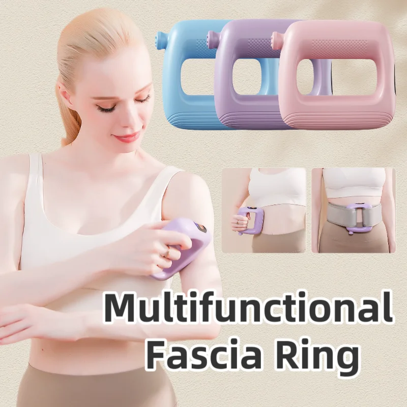

Professional Grade Massage Gun Fascia Ring Mini Vibrating Yoga Recovery Tool Rechargeable Muscle Relax Fat Burning