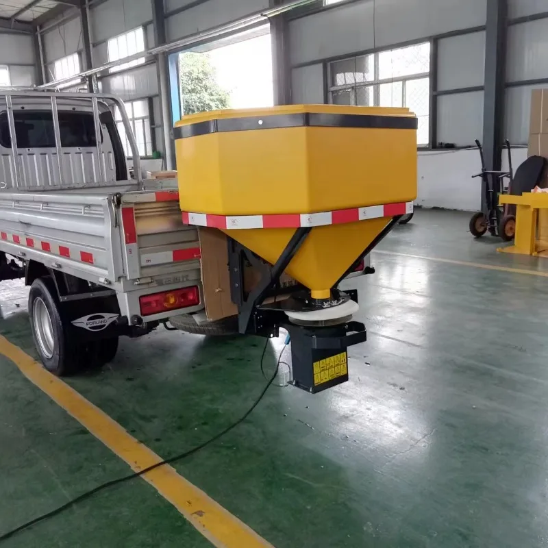 Road Deicing Salt Spreader Truck Vehicle Mounted Tailgate Spreader For Ice Melt Sand And Salt