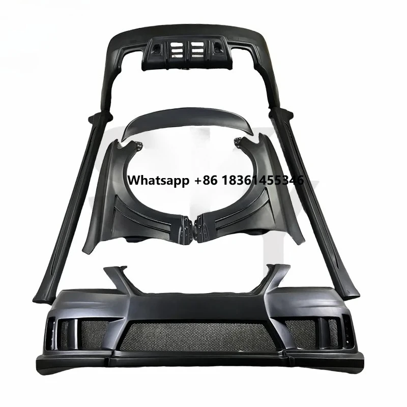 For  LS460 LS600 LS600H Tuning Front Bumper Fenders Side Skirts Rear Spoiler Bodykit Car Upgrade High FRP Body Kit