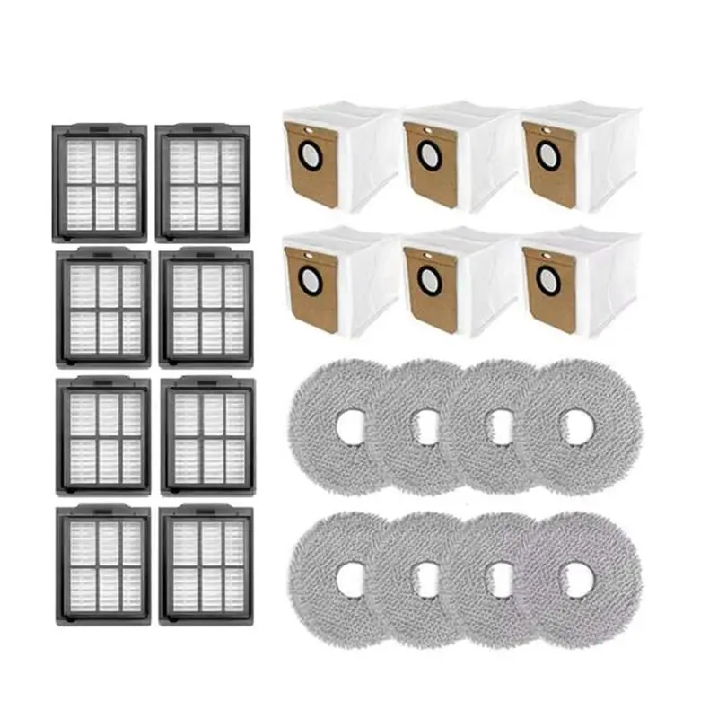 

22 шт. для пылесоса Deerma X70/DEM-X70, запасные части, фильтры для швабры, мешки для сбора пыли-A77G