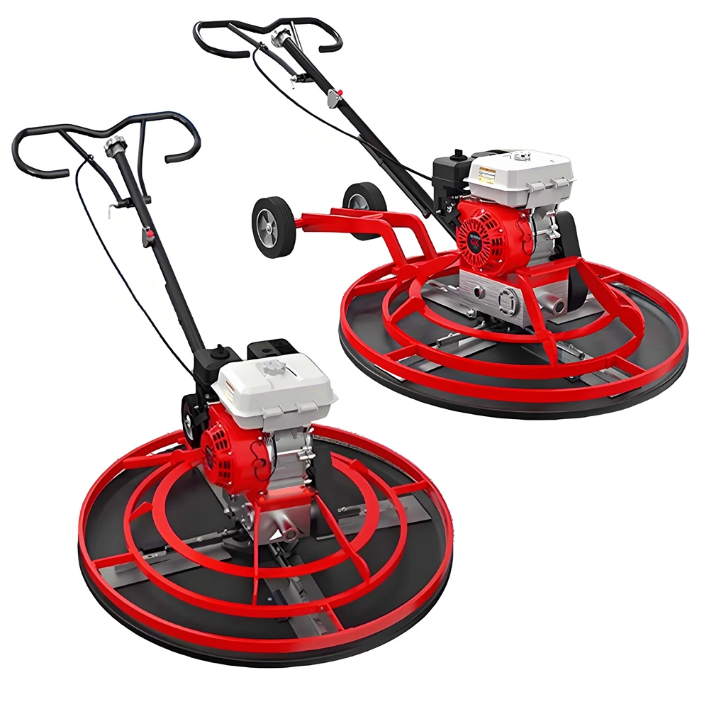 

China-Made 220V Electric Hand Power Floor Concrete Road Trowel Road Troweling Machine with Motor Core Components