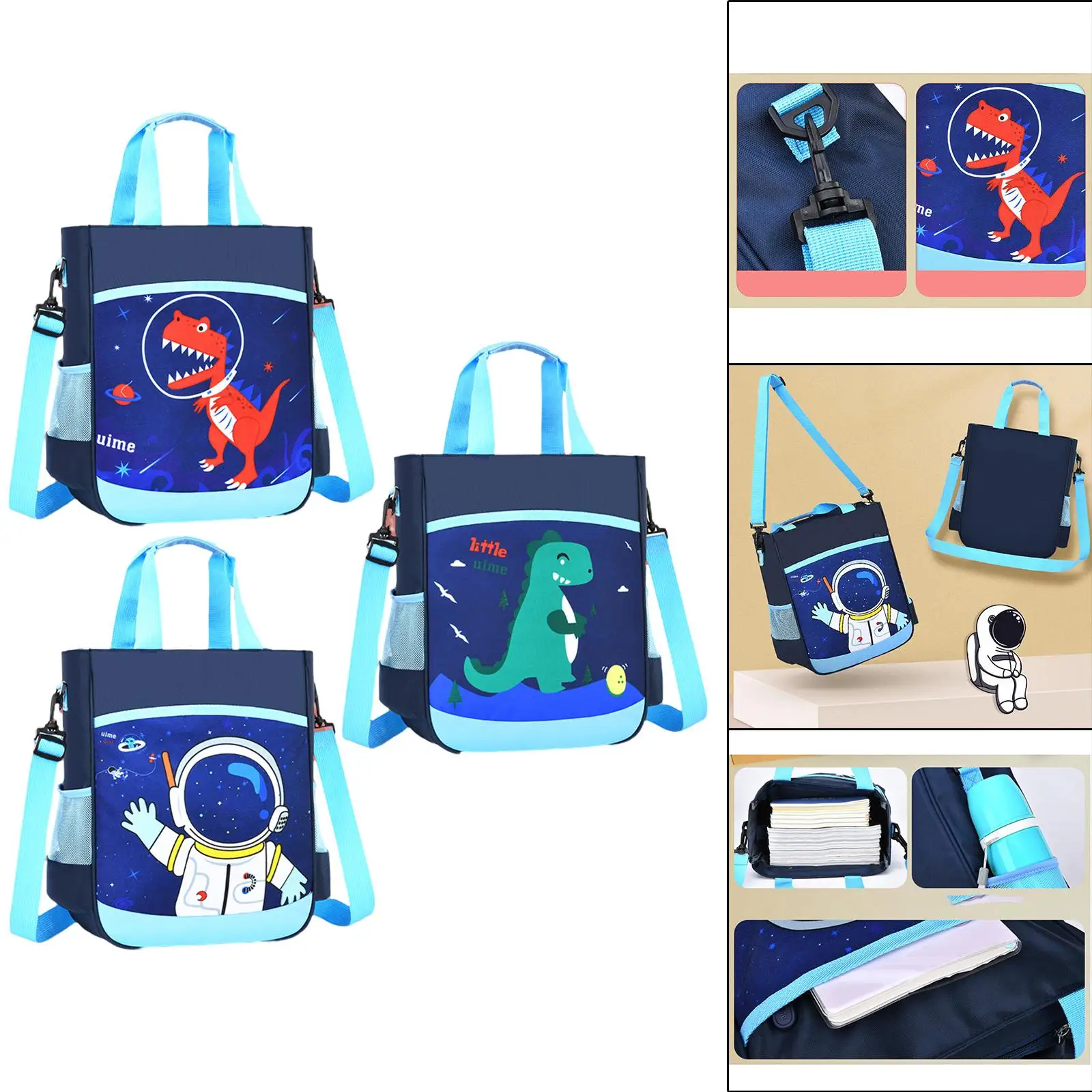 Bolsa escolar Kawaii para crianças, Bolsa de ombro, Bookbag para escola, meninos e meninas