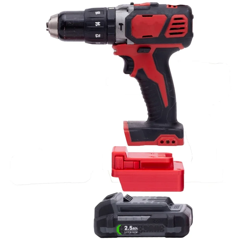 Imagem -05 - Adaptador de Bateria para Milwaukee 18v Li-ion Tools para Flex 24v Acessórios para Ferramentas Elétricas