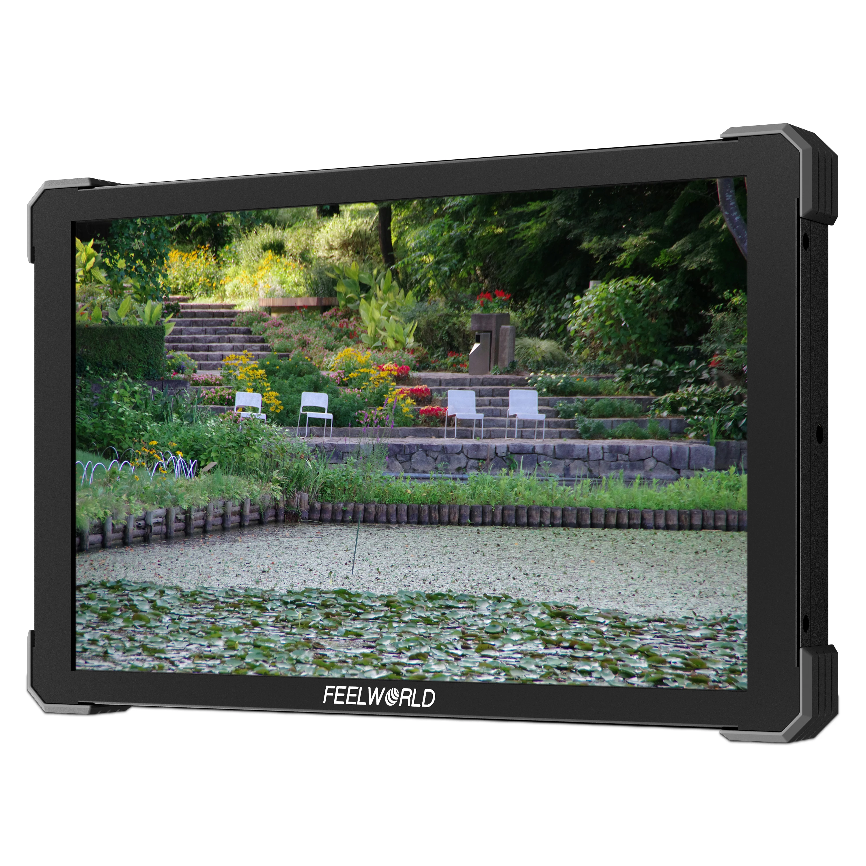 

FEELWORLD T10 10 Inch Camera Monitor 4K HDMI SDI Dslr Field Monitor Aluminium Touch Screen DSLR Camera Monitor