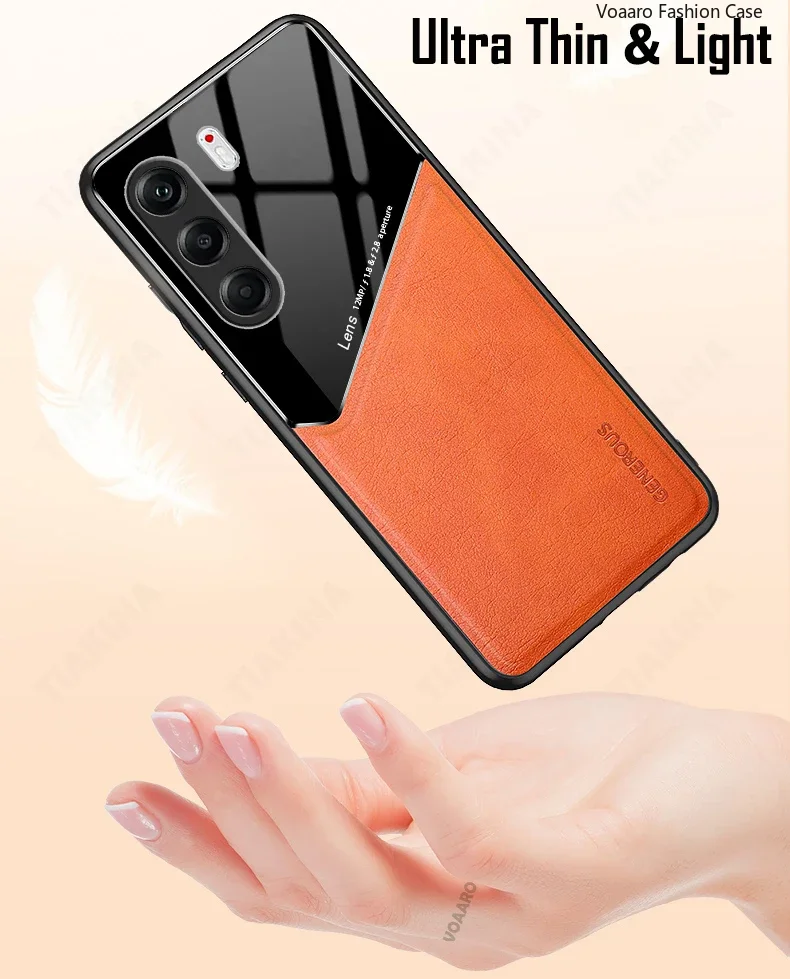 حافظة جلدية عصرية لهاتف Tecno Camon 40 Pro 5G غطاء خفيف مغناطيسي رفيع للغاية لهاتف Tecno Camon 40 4G Capa