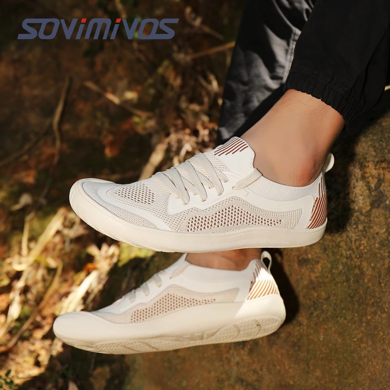 

2026 New Wide-toe Men's Shoes Casual Soft Sole Wide-Toe Shoes Walking Sneakers Breathable Mesh Comfortable Barefoot Shoes