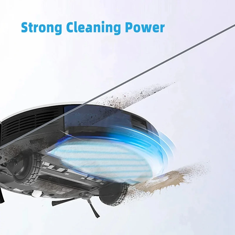 Per Ecovacs Deboot OZMO N7 920 950 T5 T9 Yeedi 2 pezzi di ricambio ibridi spazzola laterale principale filtro Hepa panno per mocio