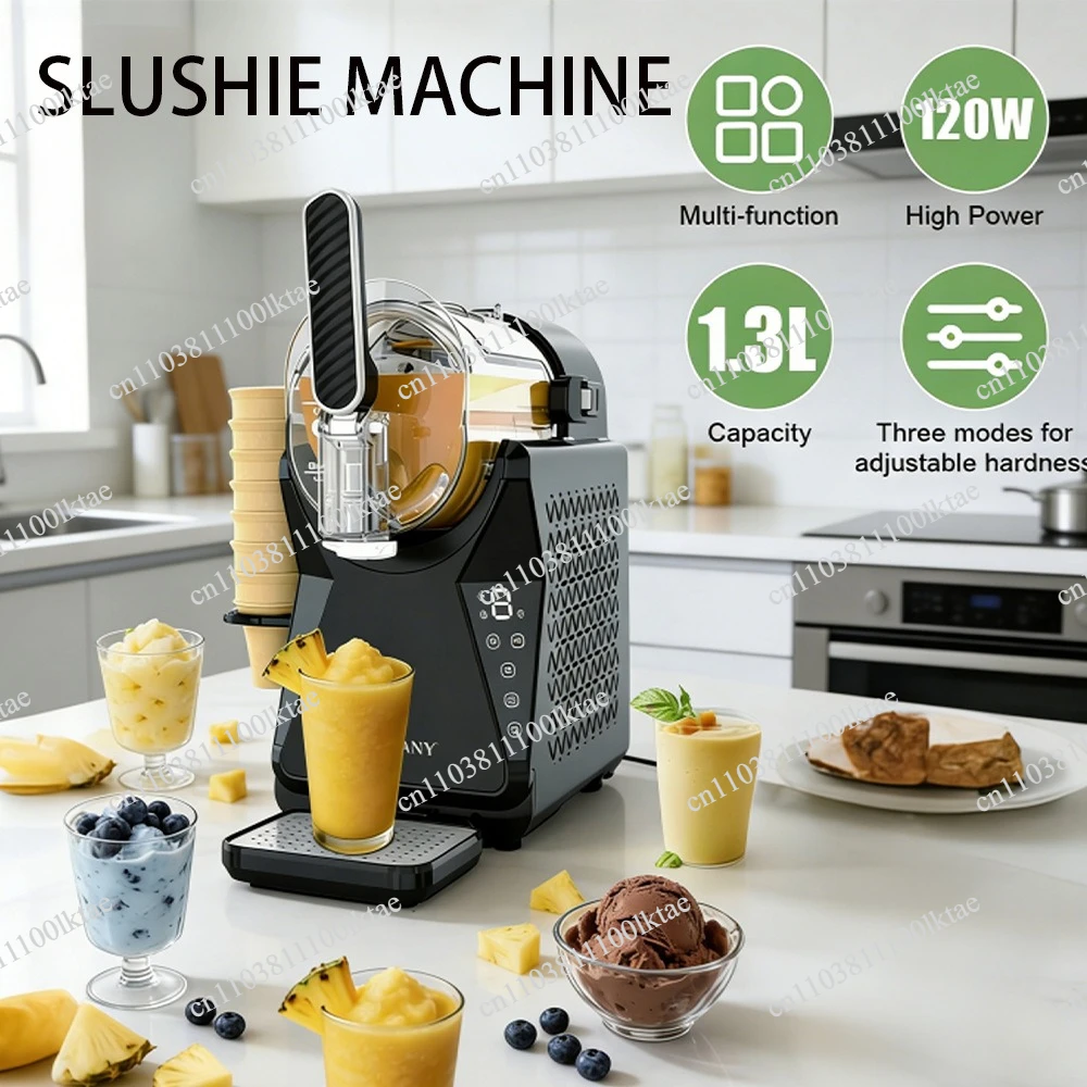 220V Household Small Multi-function Touch Screen, Ice Cream Shake Cold Drink Machine