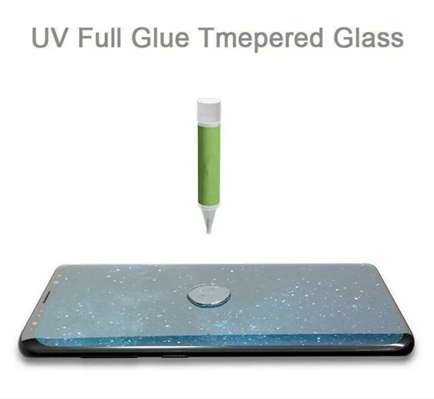 Nano Liquid UV Glue Tempered Glass Film For Samsung Galaxy S22 Ultra Note 20 8 9 S20+ S10+ S8 S9 plus S21 Ultra Screen Protector