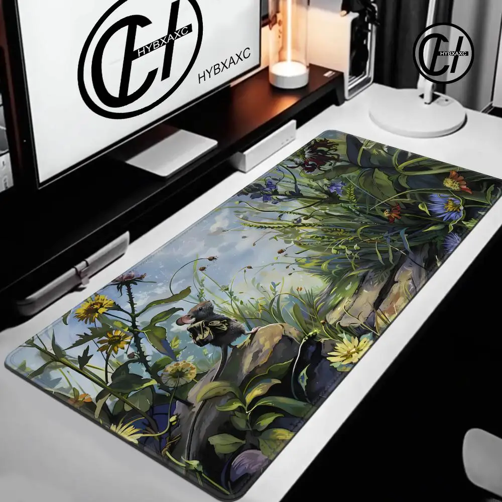 

Bloomburrow Plain Game Mat TCG Large Mouse Pad Ultra Smooth HYBXAXC Keyboard Pad Table Pad with Sealed Edge Anti-Slip Waterproof