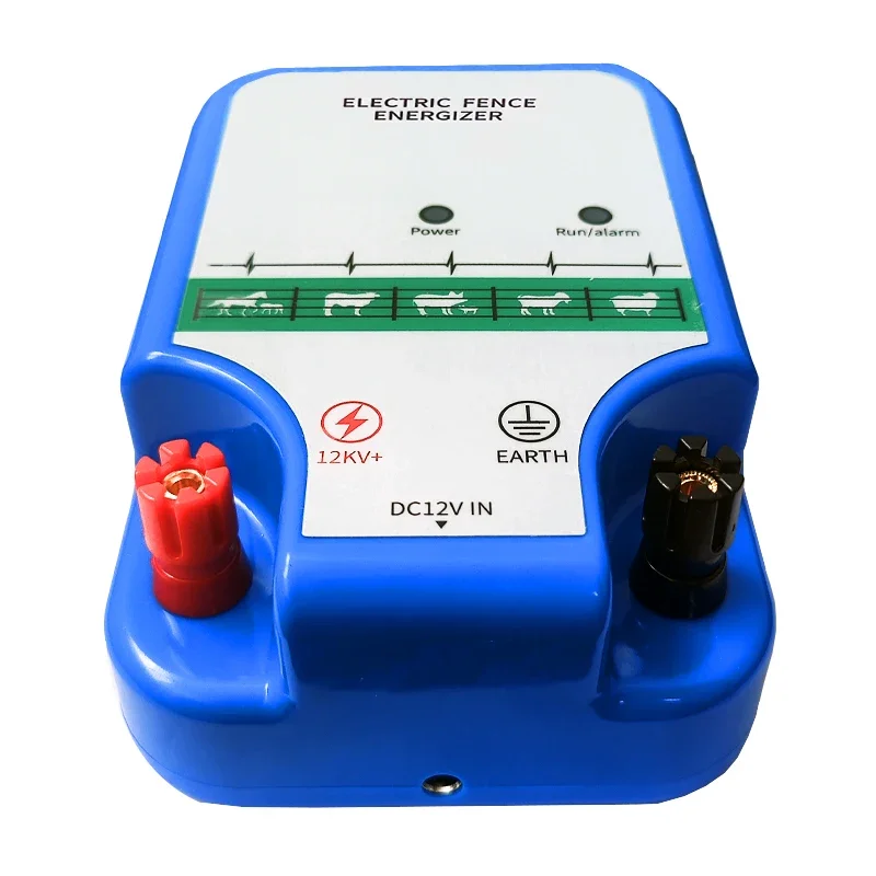 Electric Fence Energizer Can Use 12V Solar Powered Cattle, Horse, Sheep, Pig And Bear Electric Fence