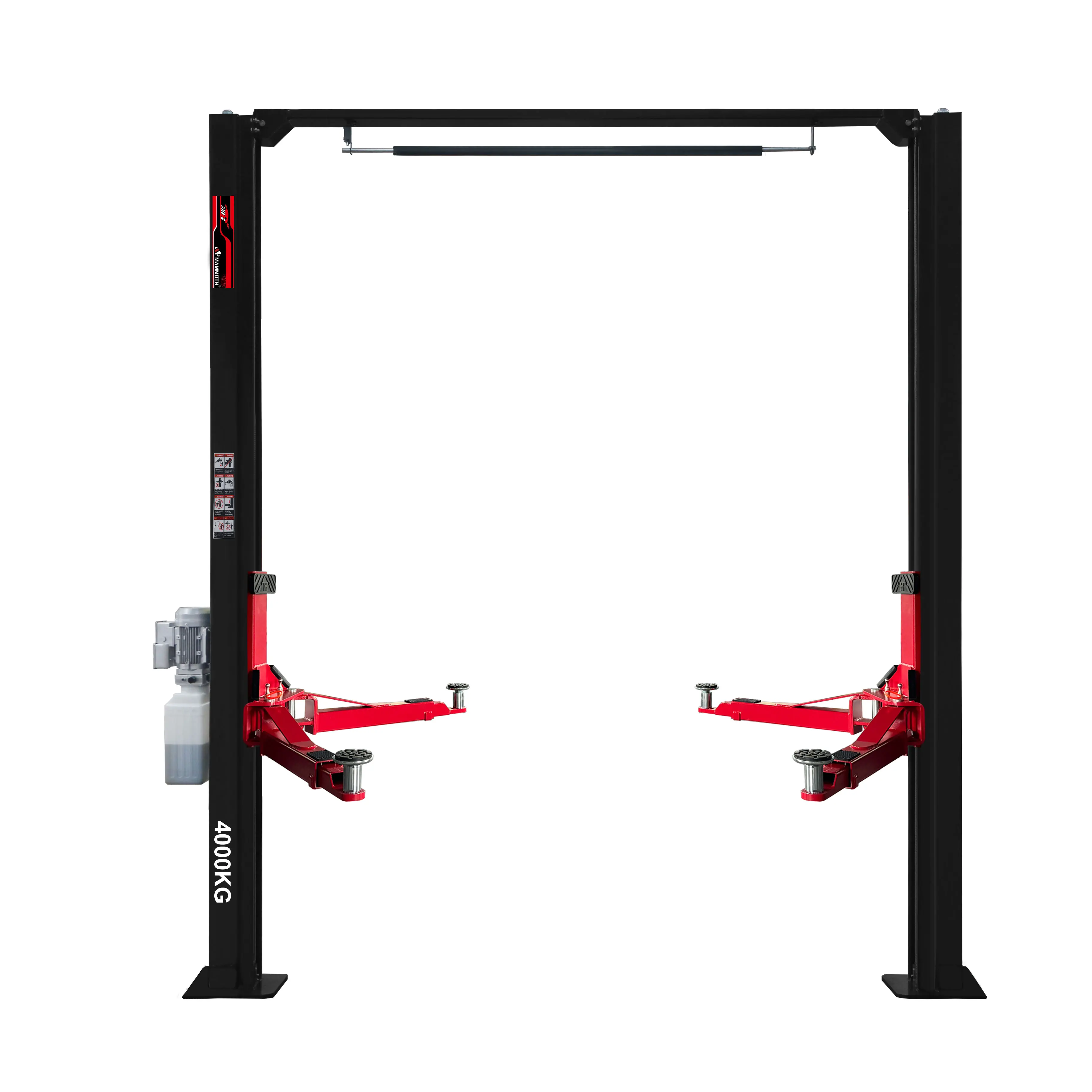 

4000KG Eight Plate-bends Clear Floor Two Post Lift, Hight Strength Column Car Lift MJ-2LB-40A