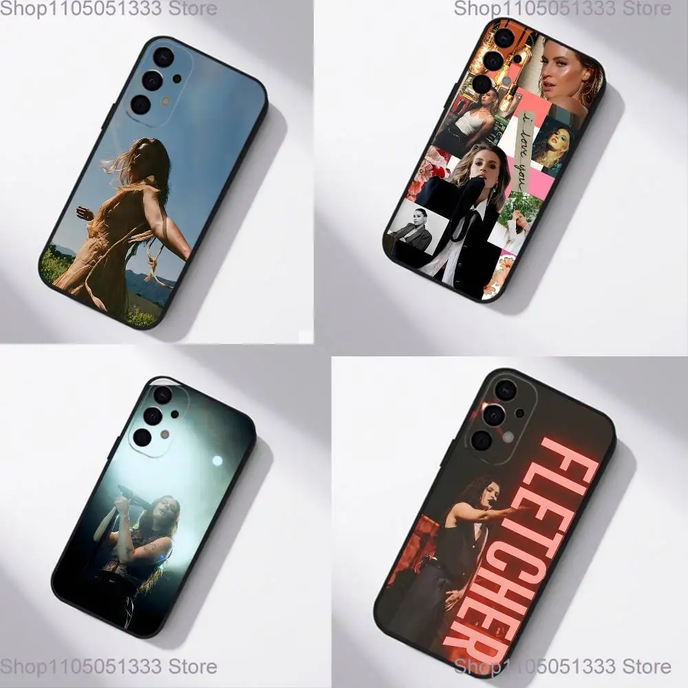 

Singer Cari Fletcher Phone Case For Samsung S25,S24,S21,S22,S23,S30,Ultra,S20,Plus,Fe,Lite,5G Black Cover